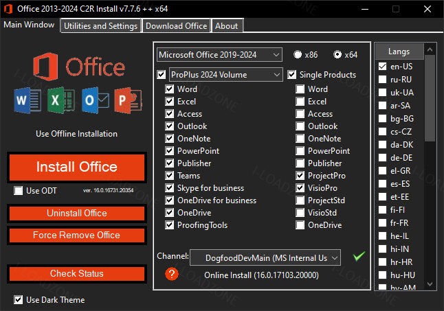 Office 2013-2024 C2R Install